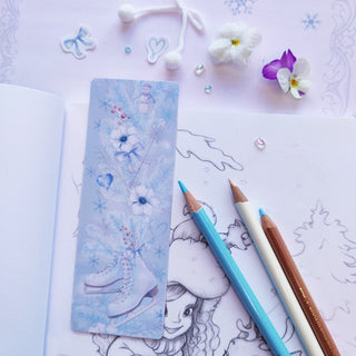 Weatherproof Bookmark for Books. Winter Fairytale - The Art of Julia Spiri