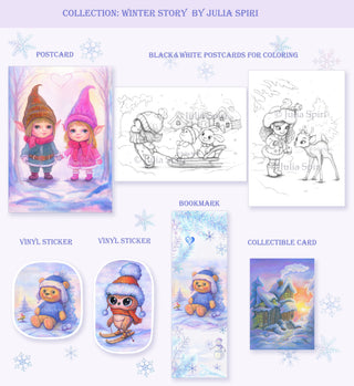 Stationery Collection. "Winter Story"
