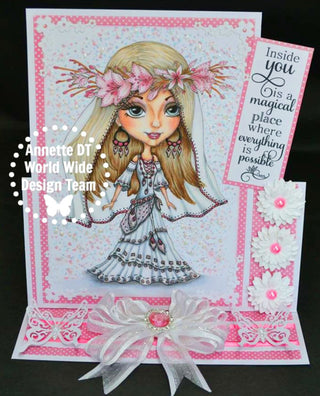 Coloring Pages, Bohemian Boho Girl. Boho bride