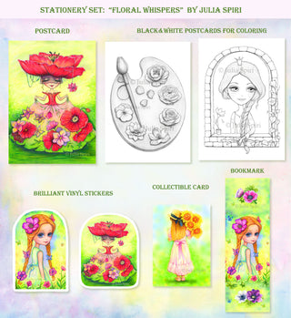 Stationery Collection. Floral Whispers