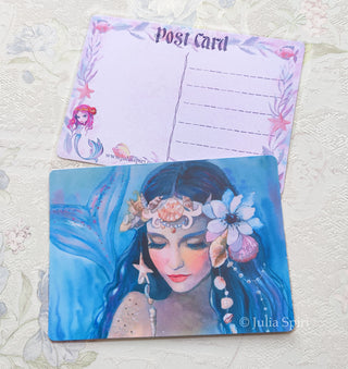 Postcard, Fantasy Mermaids. Azalea