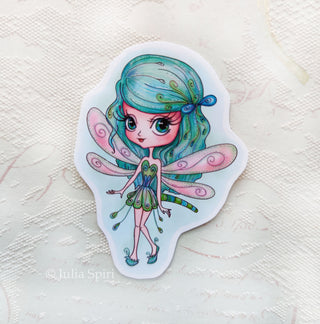 Vinyl Stickers. Forest Dwellers. Dragonfly