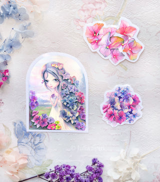 Stationery Collection. Hydrangea Dreams