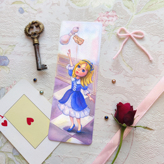 Bookmark for Books, Alice in Wonderland. "Drink Me"