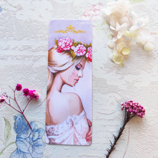 Bookmark for Books, Girl Portrait. "Romantic Portraits"