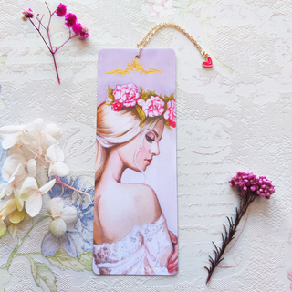 Bookmark for Books, Girl Portrait. "Romantic Portraits"