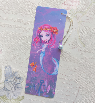 Bookmark for Books. Fantasy Mermaid