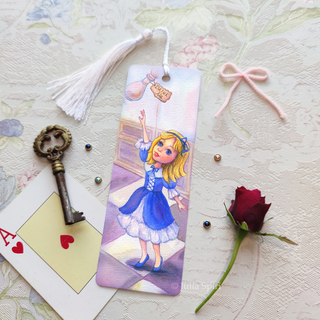 Bookmark for Books, Alice in Wonderland. "Drink Me"