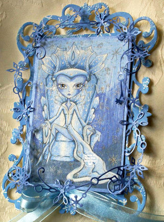 Coloring page, Winter Fairytale. The Snow Queen