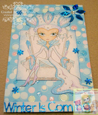 Coloring page, Winter Fairytale. The Snow Queen