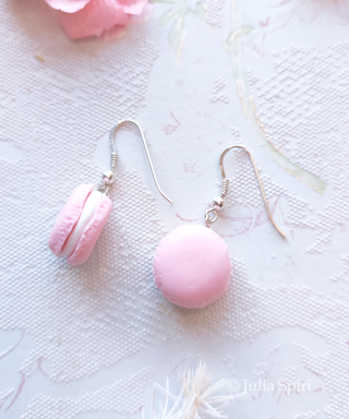 Handmade Polymer Clay Earrings. Macarons