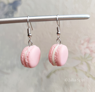 Handmade Polymer Clay Earrings. Macarons