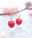 Raspberry Earrings