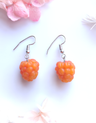 Yellow Raspberry Earrings