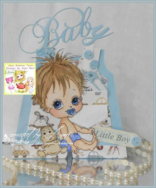 Coloring Page, Baby Boy. It's a Boy! - The Art of Julia Spiri