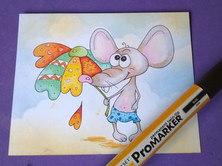 Coloring Page, Mouse. Alf - The Art of Julia Spiri
