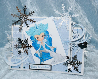 Coloring page, Winter. The Snow Queen - The Art of Julia Spiri