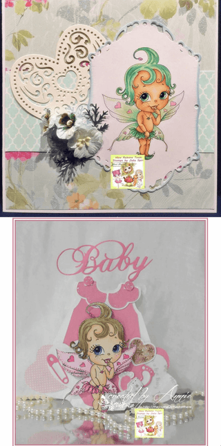 Copia de Coloring Page, Fantasy Child. The Baby Fairy - The Art of Julia Spiri