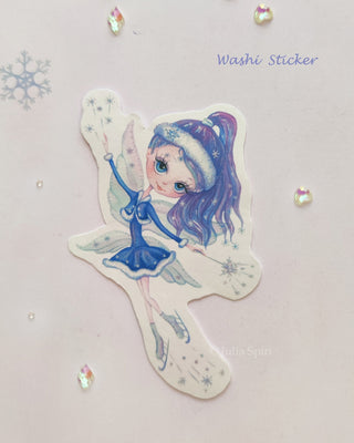 Stickers, Washi Sticker and Waterproof Vinyl sticker. Winter Fairytale - The Art of Julia Spiri