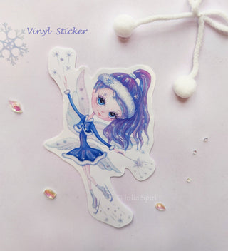 Stickers, Washi Sticker and Waterproof Vinyl sticker. Winter Fairytale - The Art of Julia Spiri